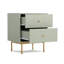 Aivis 50cm W Metal Bedside Table-959756149