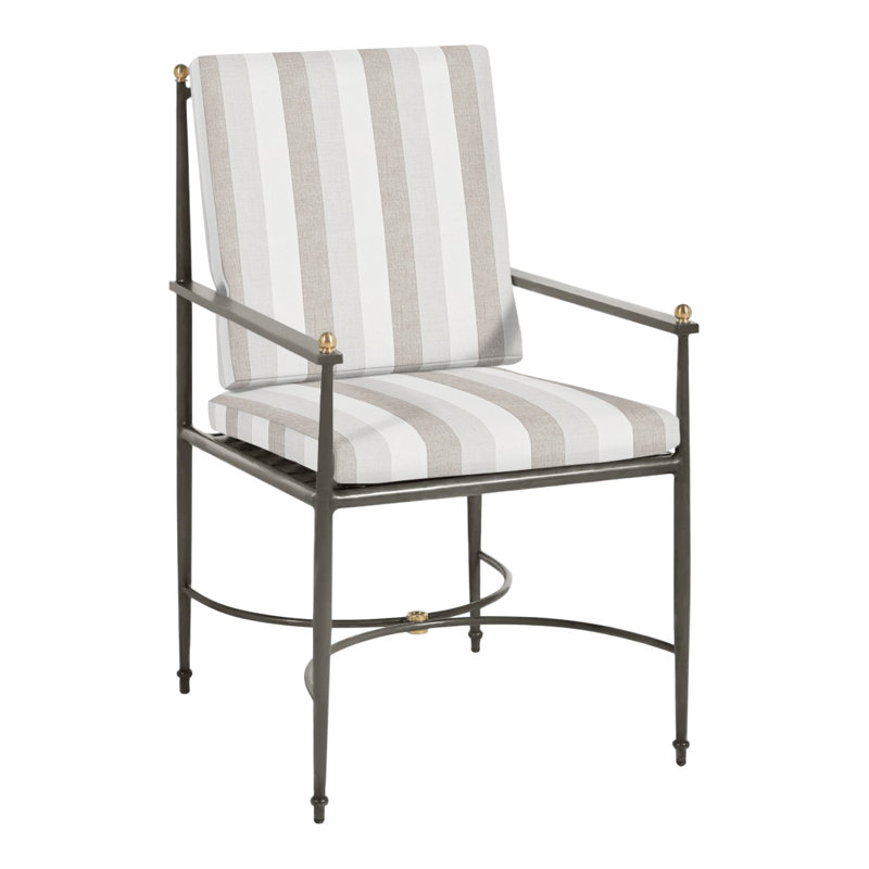 Roma Patio Chair with Cushions, No Welt, Perigold Direction Linen