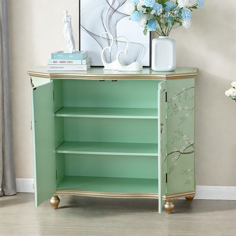 Armoire d'appoint en bois clair