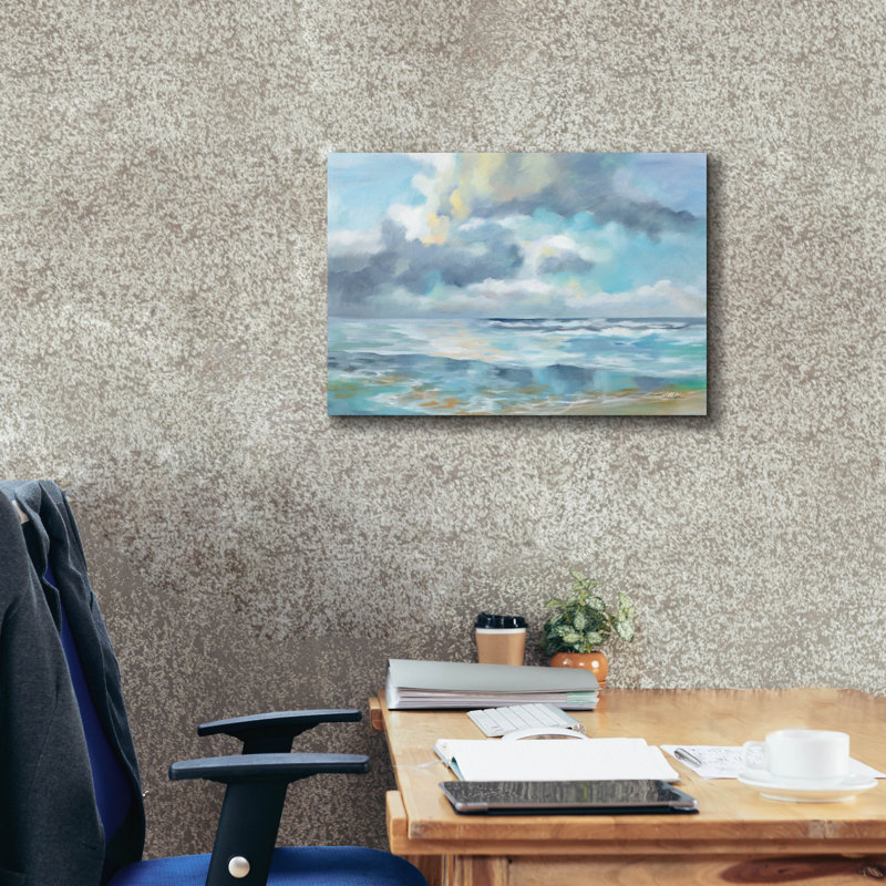 «Summer Clouds» par Silvia Vassileva, art mural sur toile, H 18 po x l 26 po