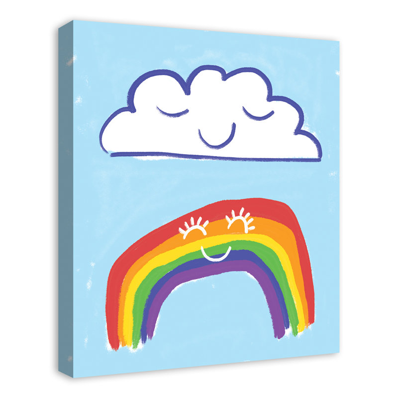Art sur toile cloud en arc-en-ciel Macintyre, Toile tendue, H 20 po x l 24 po x P 1,25 po