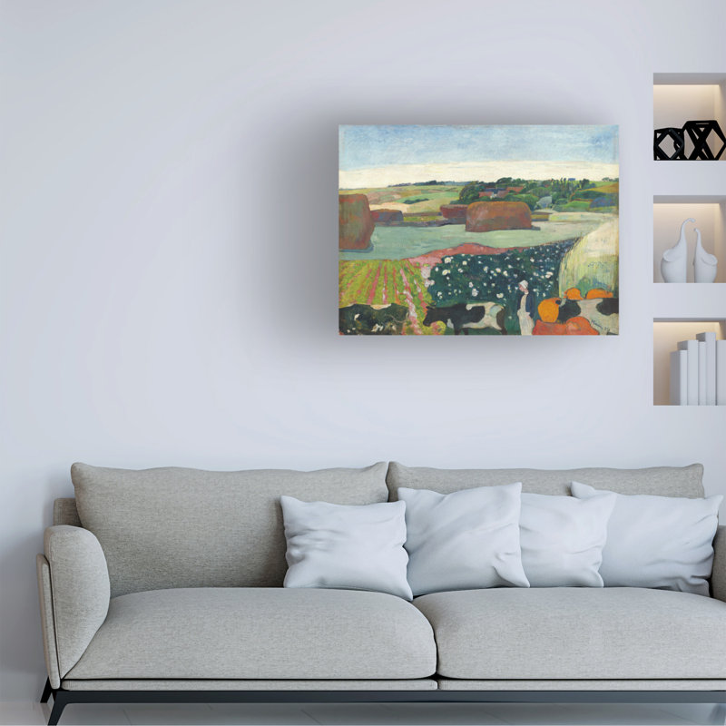 "Paysages Gaugin II" par Paul Gauguin sur toile, H 18 po x l 24 po