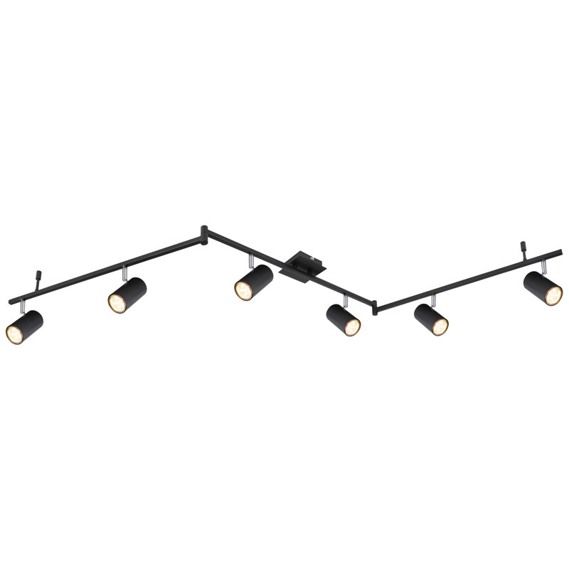 Robby Semi Flush Mount, Matt Black