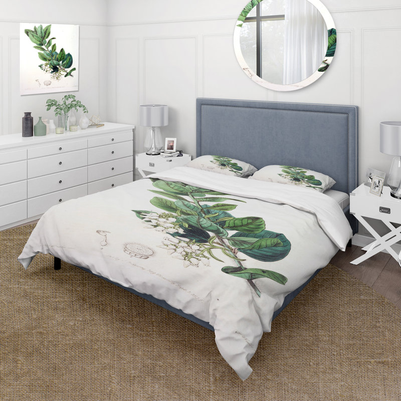 Ensemble de housse de couette Traditional Vintage Botanicals XX - microfibre de polyester