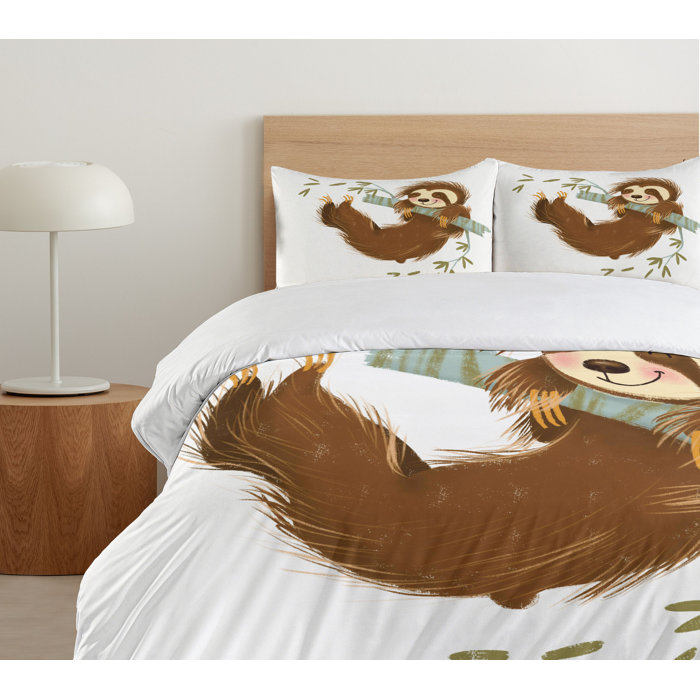 Bless international Sloth Duvet Cover Set & Reviews | Wayfair