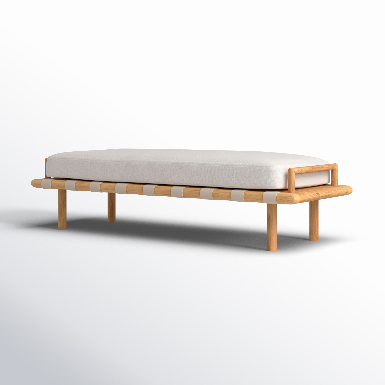 Aaloni 70" Bedroom Bench, Natural