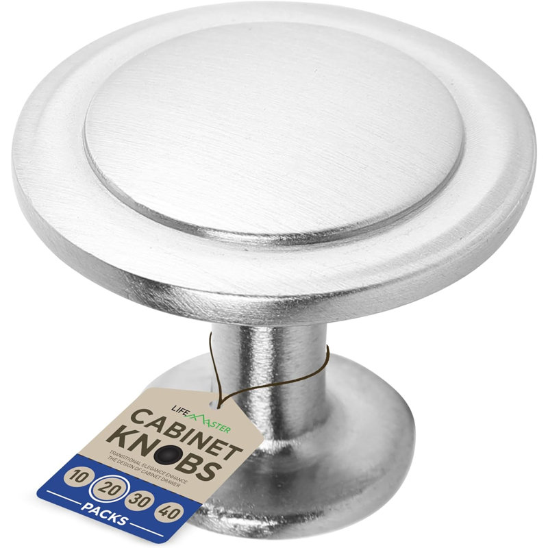 Hall & Closet Brushed Nickel Round