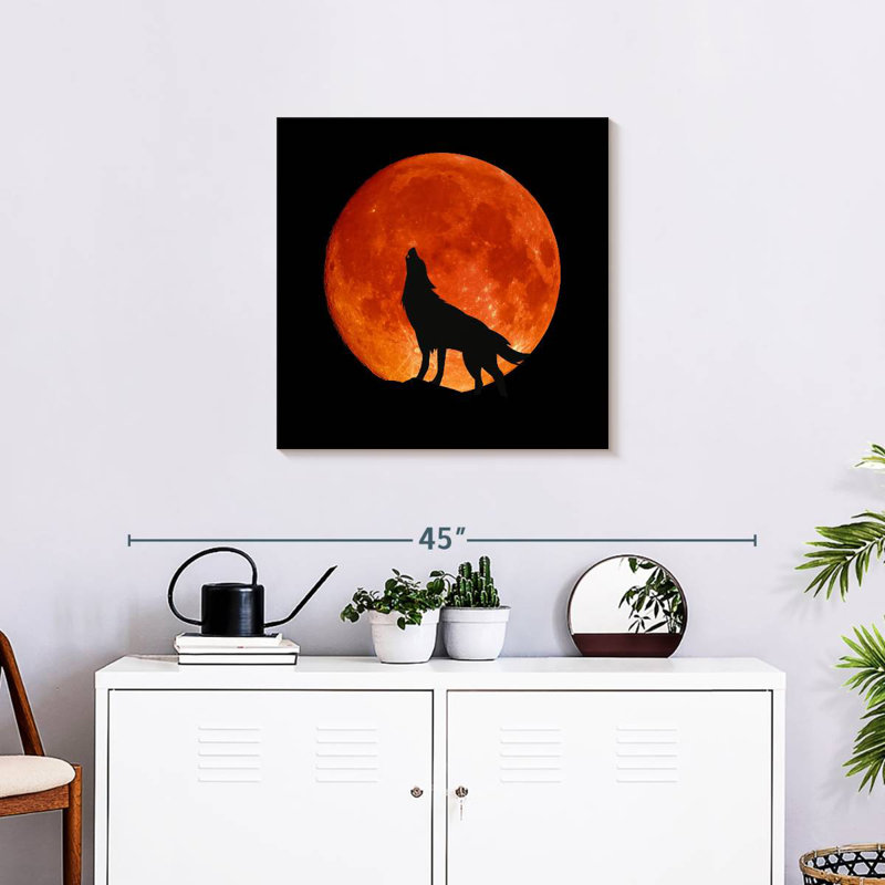 Crowle Blood Moon Wolf Howl