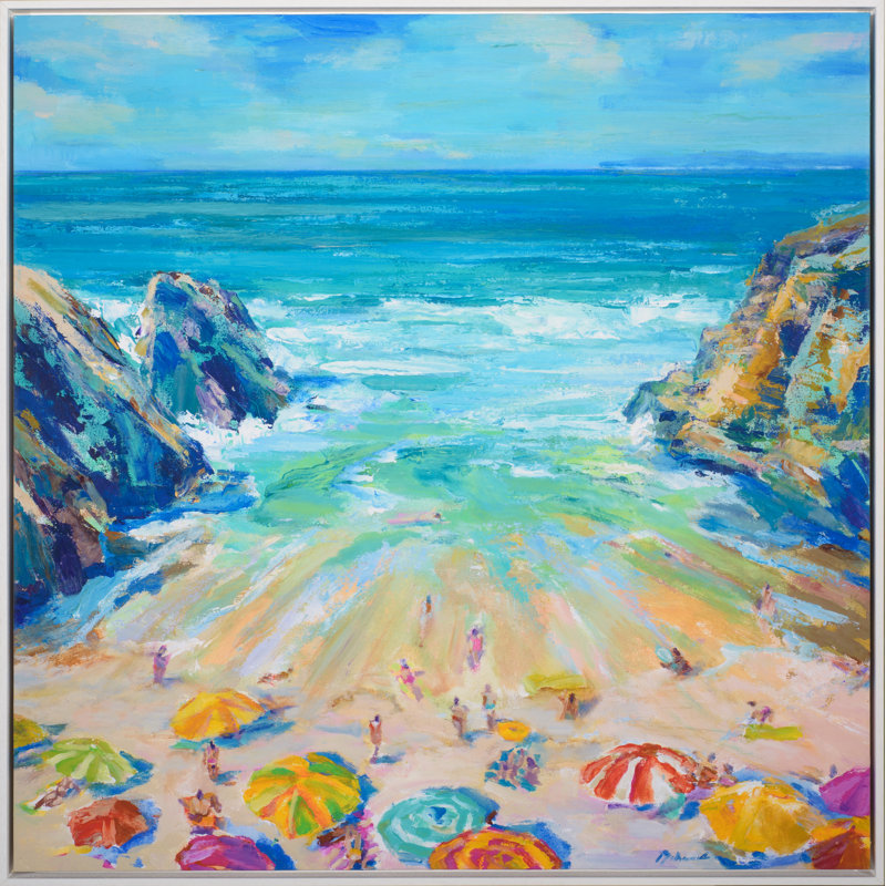 Praia Paquina Print by Lawrence Behunek