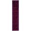 Tapis de couloir mauve en laine noué à la main moderne et contemporain Chelan 2 pi 7 po x 12 pi 2 po