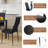 Ehme 4 - Person Four Leg Dining Set