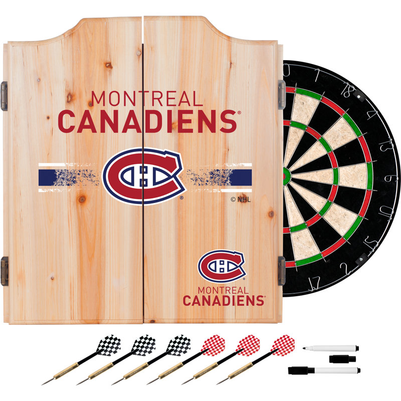 Ensemble de jeu de fléchettes NHL Logo, Montreal Canadiens
