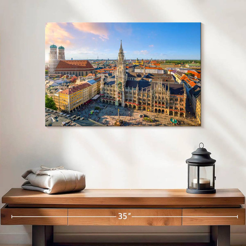 Nicci Munich Skyline, H 16 po x l 24 po