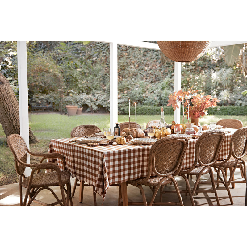 Portofino Arm Chair, Brown, Brown