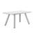 Goines Jack 3 Piece Dining Set White Frame White Polyresin