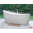 Dune 59'' x 32'' Freestanding Soaking Solid Surface Bathtub-22940781