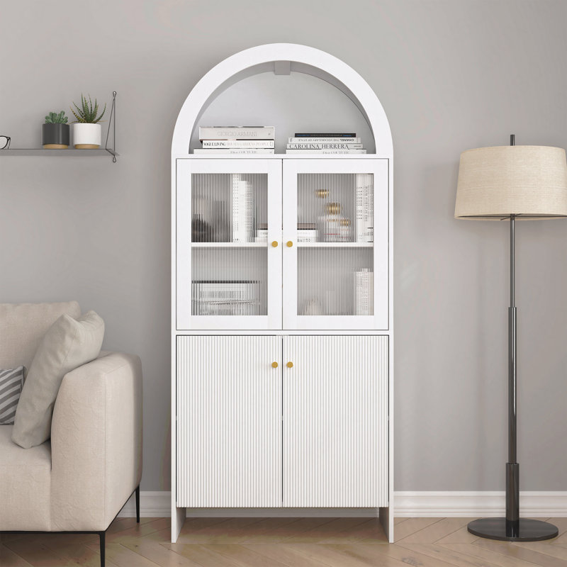 Armoire à dôme moderne en MDF d'inspiration Tech moderne