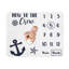 Couverture pour bébé Sailor Milestone