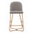 Ainhoa Upholstered Counter Stool with Metal Frame-1387059719