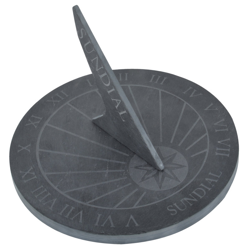 Round Slate Sundial