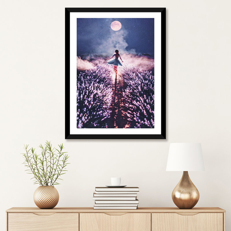 « Magic mood Dance »-impression, H 32 po x l 24 po x P 1 po, Papier beaux-arts encadré noir