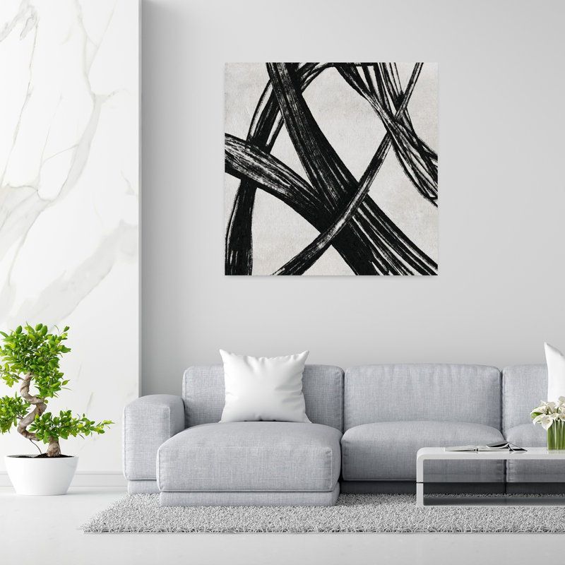 Art contemporain contemporain abstrait, H 48 po x l 48 po