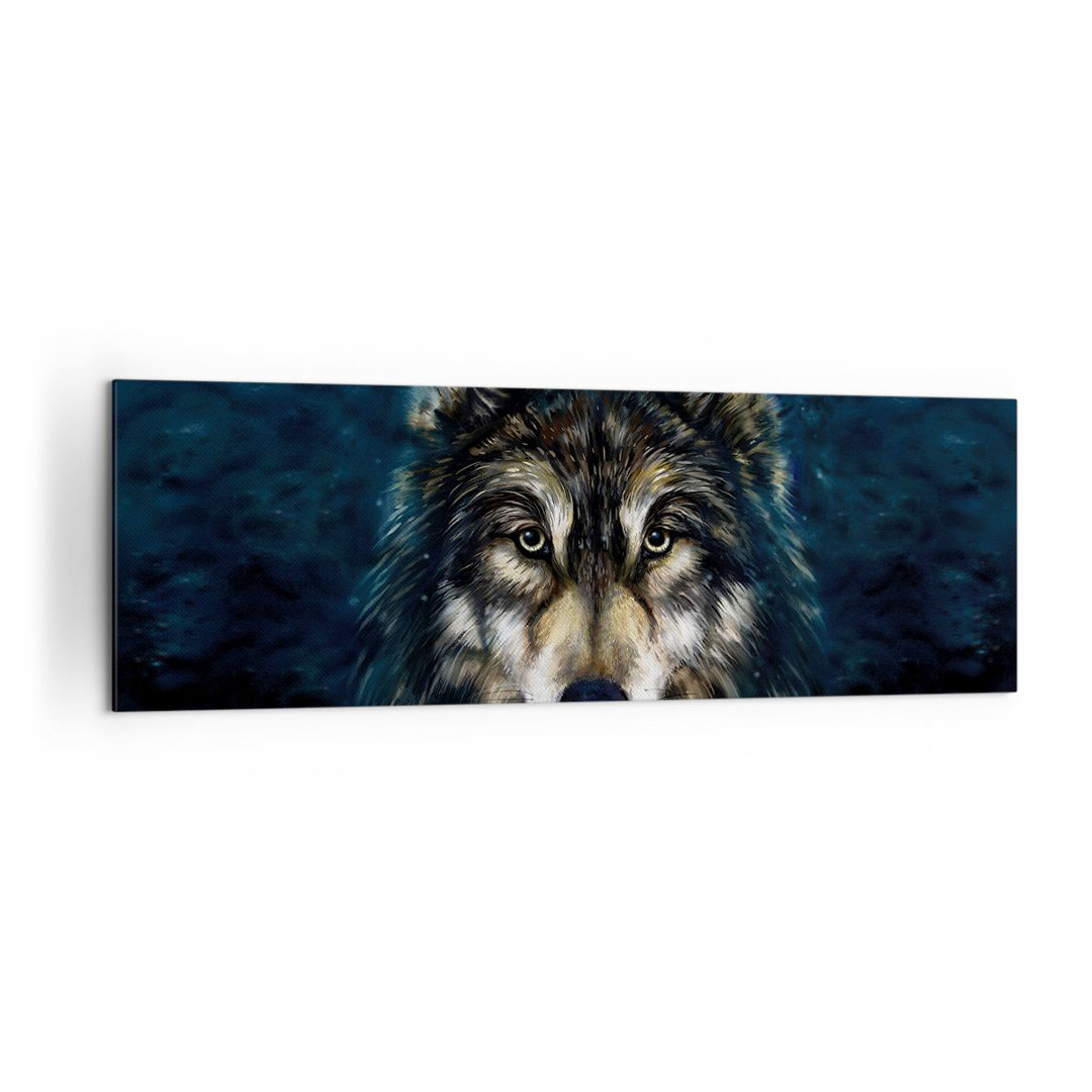 Leinwandbild Wolf Dark