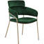 Chaise en velours Yara-75000005