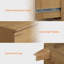 Commode pour enfants avec 6 tiroirs Lysiane-518174050