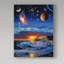 «Planets in the Sky» de Fikes, impression sur toile tendue-25327149