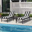 Outdoor 72''L Chaise Lounge Chair Seat / Back Cushion-940024680-993828889