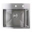 Évier de cuisine à double fixation 25 po x 22 po Diamond-33512318
