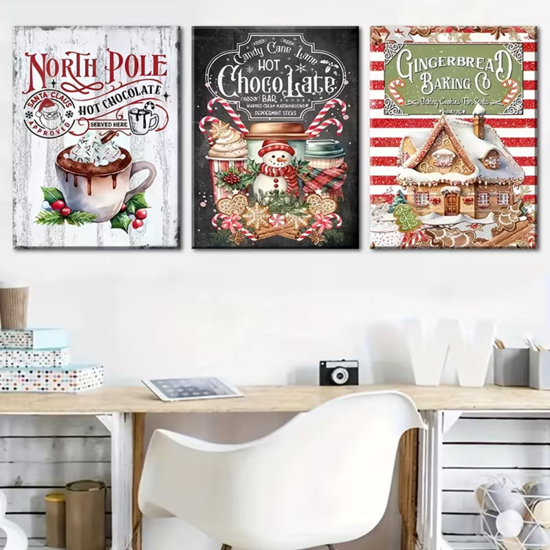 3 Piece Wrapped Canvas Print