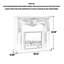 American-style simulated flame fireplace-983584497
