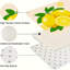 Ensemble de 2 tapis de sol en flanelle aux motifs citron Hello Sunshine.