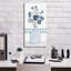 «Blue Mums» par Cindy Jacobs, estampe numérique sur toile-790178476
