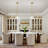 1 - Light Adjustable Pendant Light, Clear Bell Glass Shade for Kitchen Island, Dining Room-1432722245