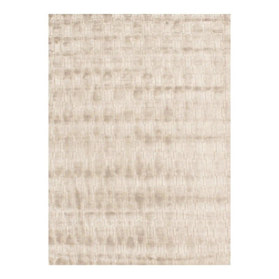 Tapis rectangulaire en coton / laine de couleur unie 8 pi 1 po x 13 pi 5 po Wreatha