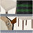 Behare Linen Full Back Side Chair Dining Chair with Nailhead Trim-2144092312