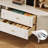 Light luxury simple TV cabinet tea table combinati