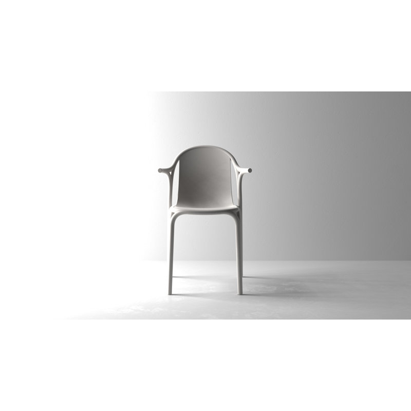 Brooklyn Stacking Patio Dining Armchair, Tortora