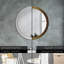Huldar Glass Flat Wall Mirror