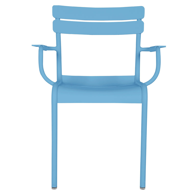 Luxembourg Outdoor Dining Armchair, Maya Blue