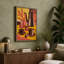 Warm Tea Service Mid-Century 1 Piece Wrapped Canvas Wall Art-1821360795-1821360869