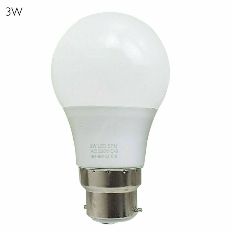 A60 LED B22 Bayonet Cap 5W Bulb, 3 W