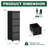 4-Drawer Vertical Metal File Cabinet with Locking Wheels, Tall Office Storage-398490519