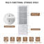 Grande armoire de rangement avec trois tiroirs pour la salle de bain / bureau-569686991