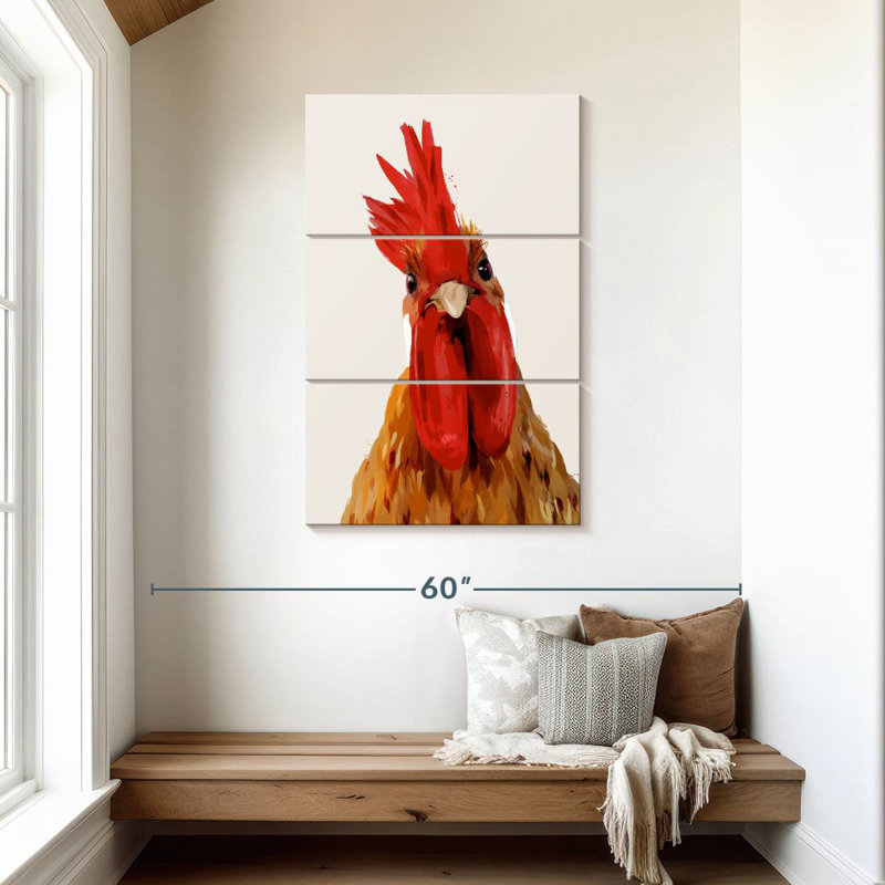 Brampt Chicken Or The Egg, 45" H x 28" W