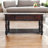 Turned Legs Cherry Console Table