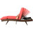 Outdoor Wicker Chaise Lounge , Cushion Included-1571456516